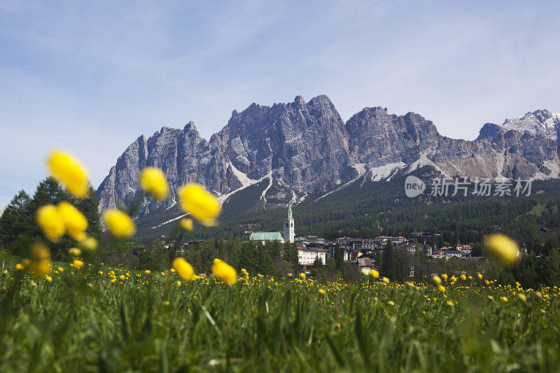 意大利的Cortina d'Ampezzo